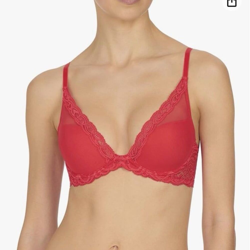 Natori Feathers Contour plunge Bra 32ddd - Picture 9 of 9